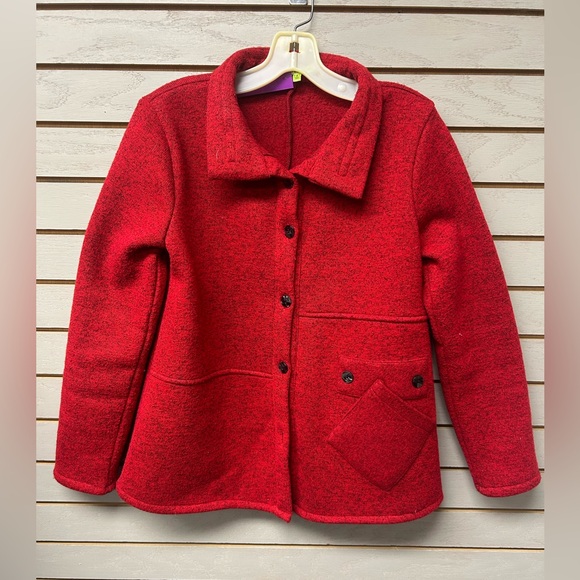 Trisha Tyler Jackets & Blazers - Elegant Scarlet Coat